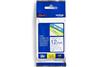 סרט למכשיר Ptouch ברוחב 12mm הדפסה בכחול על רקע שקוף TZe133