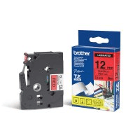 סרט למכשיר Ptouch ברוחב 12mm הדפסה בשחור על רקע אדום TZe431