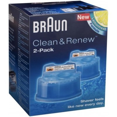 נוזל ניקוי למכונת גילוח בראון זוג BRAUN CCR2