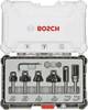 סט 6 יחידות כרסומי עץ לרוטר/טרימר BOSCH
