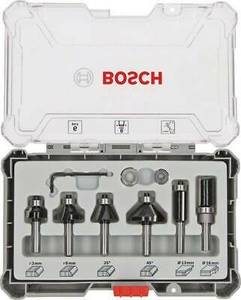 סט 6 יחידות כרסומי עץ לרוטר/טרימר BOSCH