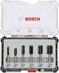 סט 6 יחידות כרסומי עץ לרוטר/טרימר BOSCH