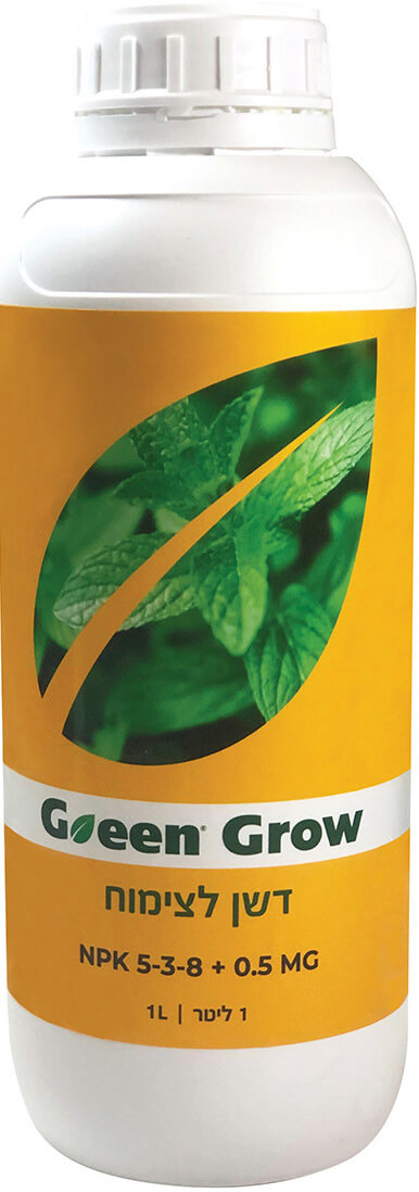 דשן נוזלי לצימוח GREEN GROW אריזה 1 ליטר