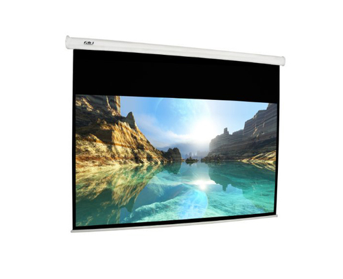 מסך הקרנה חשמל 3.66x2.70 מטר כולל שלט רחוק BCPEBV127