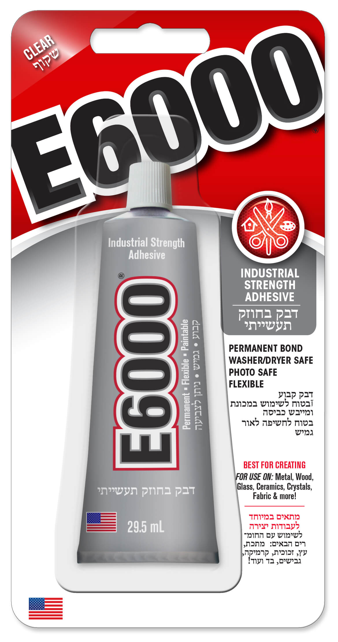 דבק E6000 שפ 30 מ