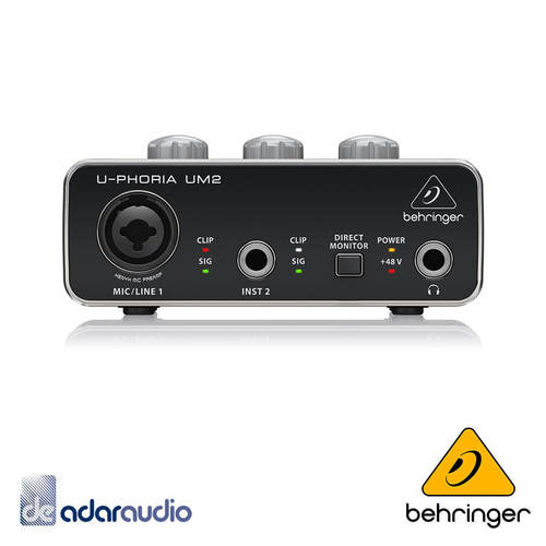 כרטיס קול מקצועי Behringer UM2