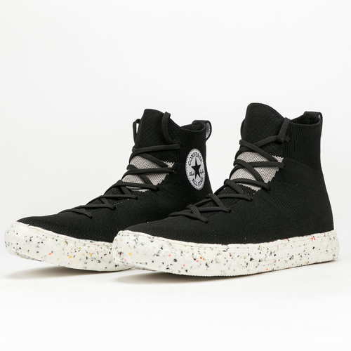 נעלי אולסטאר גבוהות- Allstar OR ALL STAR CRATER KNIT BLACK/MASON/WHITE HI M  170868C - אלוף ספורט