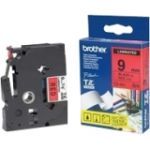 סרט למכשיר Ptouch ברוחב 9mm הדפסה בשחור על רקע אדום TZe421