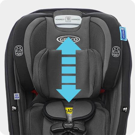 כסא בטיחות משולב בוסטר true3fit LX צבע Bates גרקו