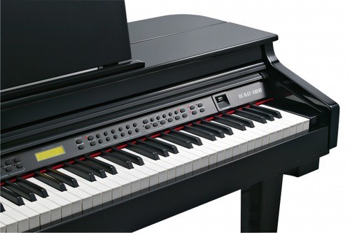 פסנתר כנף חשמלי שחור 88 קלידים KURZWEIL KAG100 BP