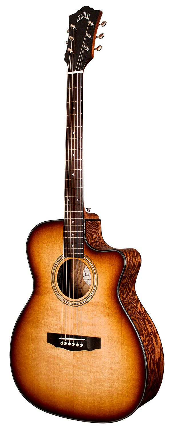 גיטרה אקוסטית מוגברת Guild OM-260CE Deluxe Burl