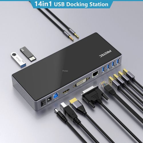 תחנת עגינה אוניברסלית  Protec  DM190 Universal Docking Station