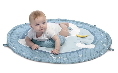 אוניברסיטה ומשטח פעילות עם מקרן כוכבים מנגן 3 ב-1 - כחול