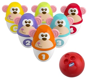 משחק ובניה באולינג קופים 2 ב 1 