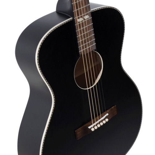 גיטרה אקוסטית צבע שחור מאט Recording King Series 7 000 ROS-7-MBK