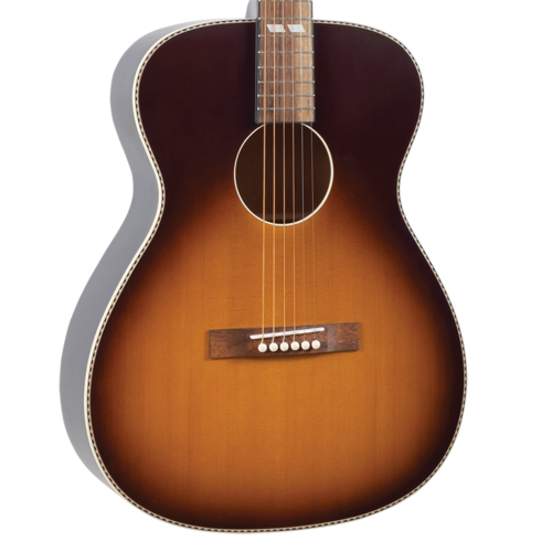 גיטרה אקוסטית צבע טובקו ברסט מאט Recording King Dirty 30s Series 7 000 ROS-7-TS