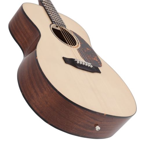 גיטרה אקוסטית צבע טבעי מבריק Recording King G6 Series Solid Top Dreadnought  RD-G6