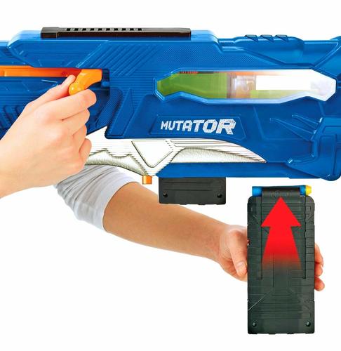 רובה חצים Mutator ענק עם 2 מחסניות, קת כתף נשלפת + 20 חצי משחק