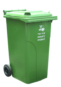 עגלת אשפה 240 ליטר