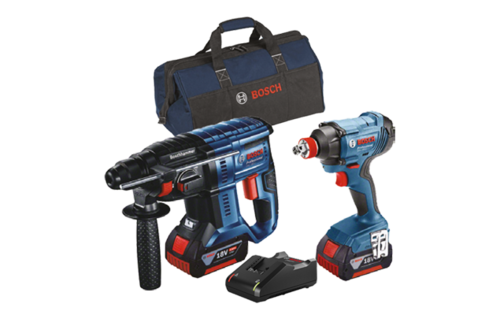 סט פטישון + מברגת אימפקט/מפתח רטיטה BOSCH 18V 