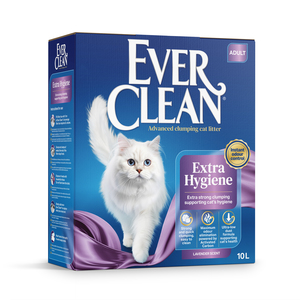 חול חתולים אוור קלין EverClean בניחוח לבנדר- פס סגול-10 ליטר