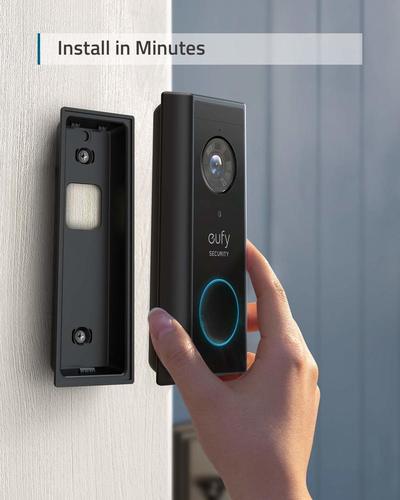 פעמון חכם משולב מצלמת אבטחה Anker Eufy Video Doorbell 2K