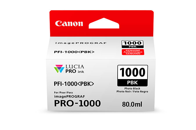 דיו קנון מקורי PFI-1000 Photo Black Ink Tank