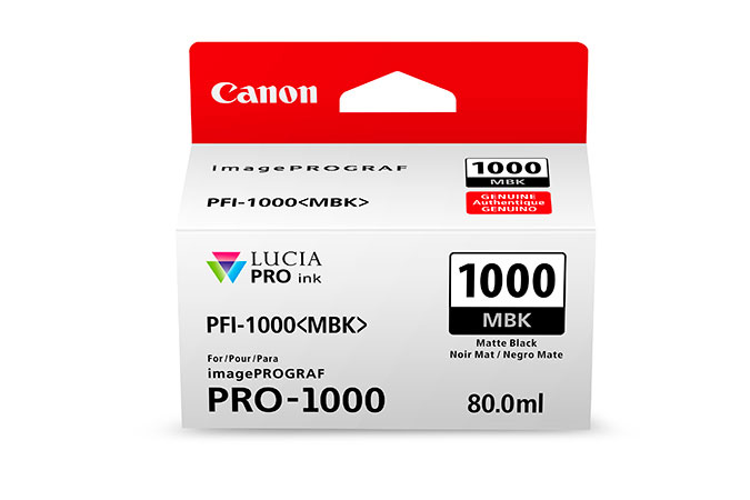 דיו קנון מקורי PFI-1000 Matte Black Ink Tank
