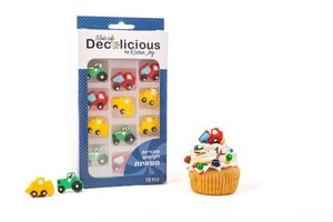 קישוטים אכילים כלי תחבורה Decolicious
