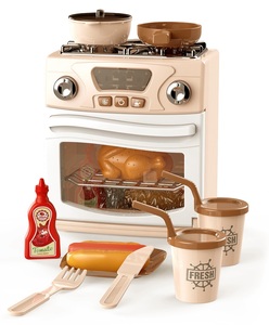 תנור אפייה ובישול לילדים עם אורות וצלילי בישול + 10 אביזרים - מוקה
