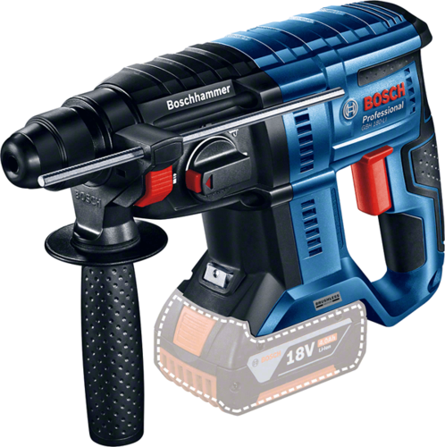 פטישון נטען מקצועי בוש + סוללות BOSCH GBH 180-LI