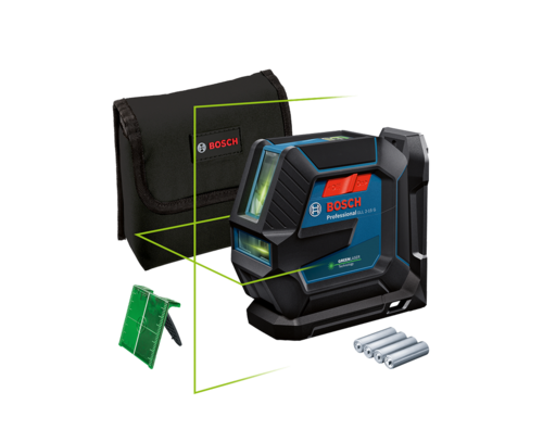 פלס לייזר צלב ירוק בוש BOSCH GLL 2-15G