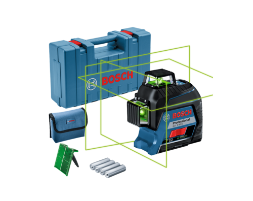 פלס לייזר צלב ירוק בוש BOSCH GLL 3-80G