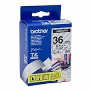 סרט למכשיר Ptouch ברוחב 36mm הדפסה בשחור על רקע שקוף TZe161