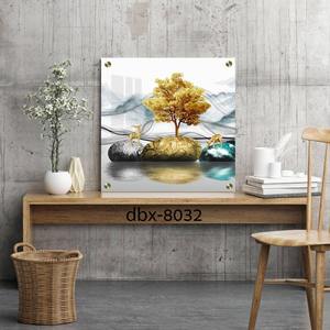 תמונת זכוכית מרובעת מעוצבת - דגם dbx-8032