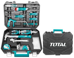 מזוודת כלי עבודה מקצועיים - 117 חלקים TOTAL TOOLS