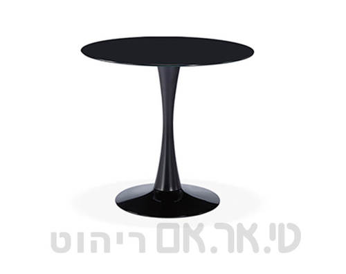 שולחן אירוח נטיף צבע שחור