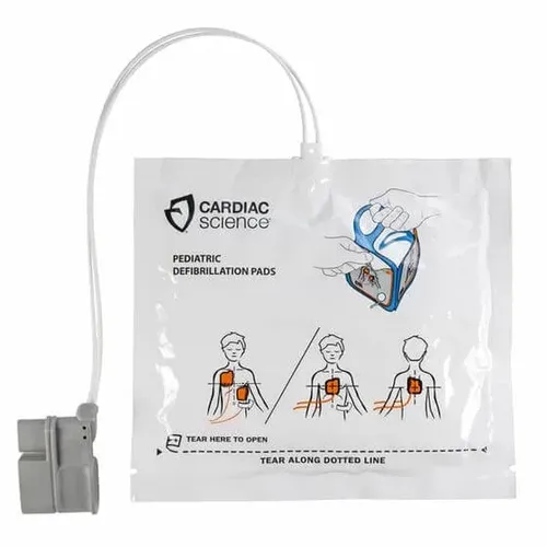 אלקטרודות לדפיברילטור דגם G5 Powerheart חברת Cardiac Science - ילד