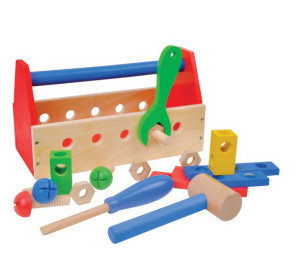 ארגז כלי עבודה מעץ Pit Toys