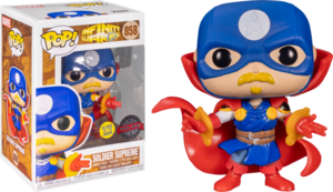 POP Marvel: Infinity Warps- Soldier Supreme (זוהר בחושך) (אקסקלוסיבי מדבקה כסופה) Funko