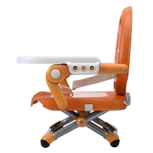 מושב הגבהה מתקפל עם מגש פוקט סנק Poket Snack - ירקרק Sage