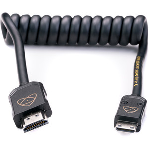 Atomos כבל AtomFLEX Coiled Mini-HDMI to HDMI מסולסל באורך 30.5 עד 61 ס״מ