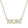שרשרת ותליון MOM יהלומים זהב 14K