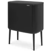 פח אשפה למטבח BO טאץ 36 ליטר, שחור מט Brabantia