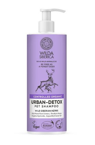 שמפו Urban Detox וילדה סיבריקה 400 מ״ל לניקוי עמוק לכלבים וחתולים