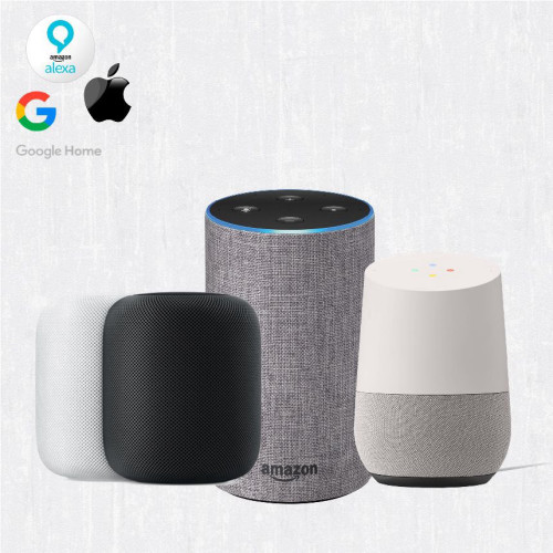 מפסק תריס חכם+ מפסק WIFI זכוכית לקופסה מלבנית ניסקו סמארט