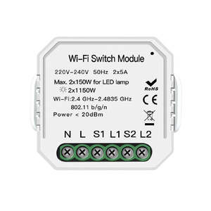 בקר חכם WIFI כפול פנימי לתאורה ניסקו
