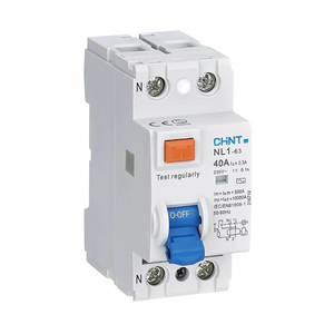 ממסר פחת חד פאזי 40A 1P 30ma צ