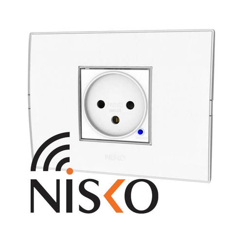 שקע חכם ניסקו סוויץ לבן WIFI 