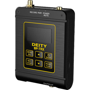 DEITY BP-TRX מקליט מיקרופון קומפקטי ומשדר אודיו אלחוטי עם אפשרות Timecode I/O